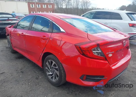 2016 Honda Civic Ex from USA, damaged, VIN 2HGFC2F75GH551503